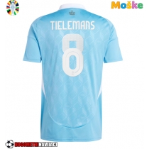 Moške Nogometnih dresov Belgija Youri Tielemans #8 Gostujoči EP 2024 Kratki rokavi